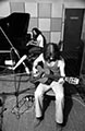 Jade Warrior - Island studio 1974. Jon Field, Tony Duhig. Photo by Chris Nation